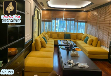Sofa góc nỉ mã AP0199