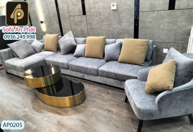 Sofa góc nỉ mã AP0205