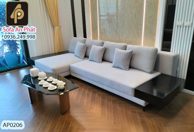 Sofa góc nỉ mã AP0206