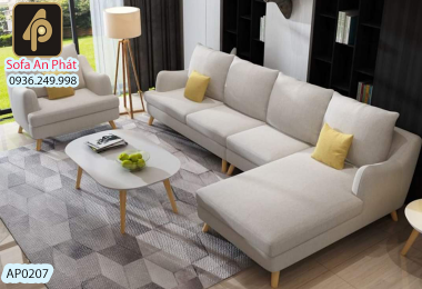 Sofa góc nỉ mã AP0207