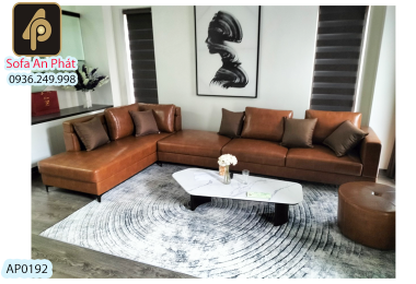 Sofa góc da mã AP0192